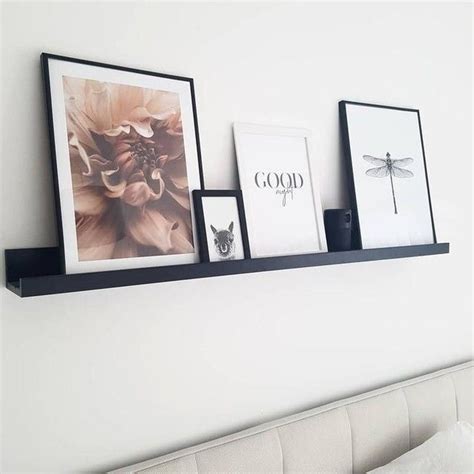 RIBBA black, Frame, 61x91 cm - IKEA | 1000 | Framed prints bedroom, Gallery wall bedroom ...