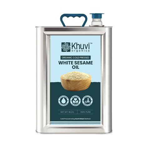 Cold Pressed White Sesame Oil – Khuvi Organics