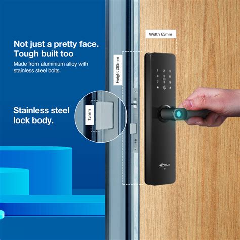 Smart Lock for Main Door - Ozone External Biometric Door Lock