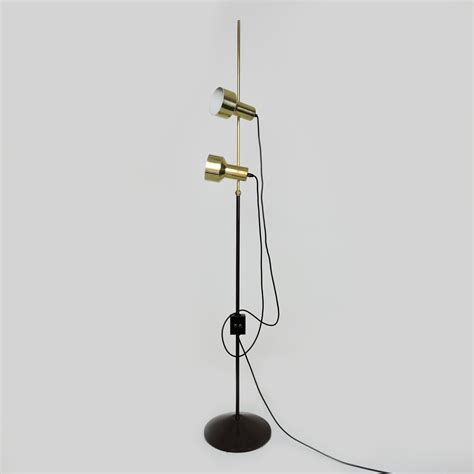 Mid-Century Gold Double Spotlight Floor Lamp, 1960s | #134332