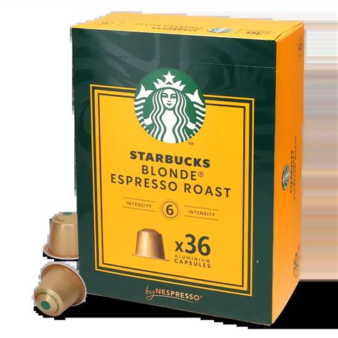 Starbucks | Blonde Espresso Roast - 36 cápsulas Starbucks® by Nespresso®