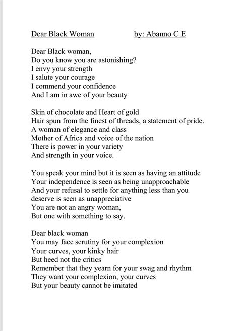 Black Women's Poetry