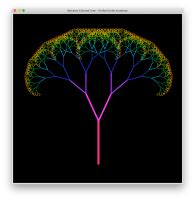 Rainbow Colored Tree with Python Turtle (with Solution) – Python and Turtle