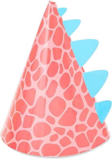 Buy BLUE PANDA Dinosaur Party Hats for Kids Birthday, Cone Party Hats ...