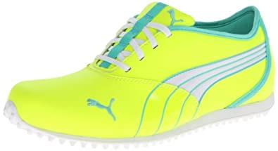 Buy Puma Women's Monolite Golf Shoe,Fluorescent Yellow/Electric Green ...