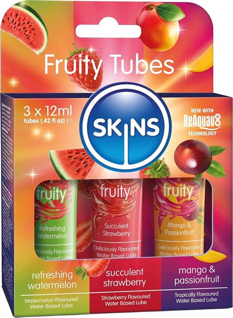 Amazon.com: SKINS Flavored Lube Set - 3 Flavored Water Based Lubes ...