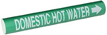Brady 5815-Ii High Performance - Wrap Around Pipe Marker, B-689, White ...