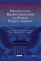 Amazon.in: Buy Presidential Responsiveness and Public Policy-Making ...