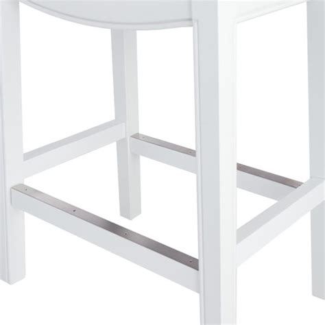 Providence Rylan Backless Counter Stool White | Backless Counter Stool ...