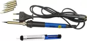 FORSCHER Adjustable Soldering Iron, 5pc Tips, 1 Soldering Pump 220 W ...