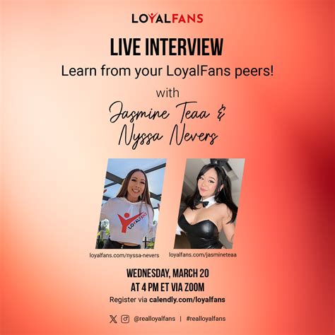 Get the ‘Teaa’! Jasmine Teaa Interview on March 20th – LoyalFans