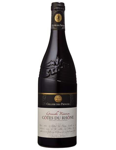 Côtes du Rhône, la Grande Réserve, Cellier des Princes vin rouge ...