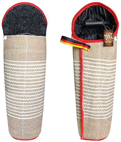 PET ARTIST Professional Jute Dog Training Bite Leg Sleeves with Handle ...