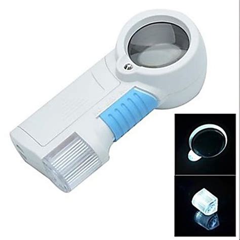 PIA INTERNATIONAL® 12X Magnification White Plastic Handheld Reading ...