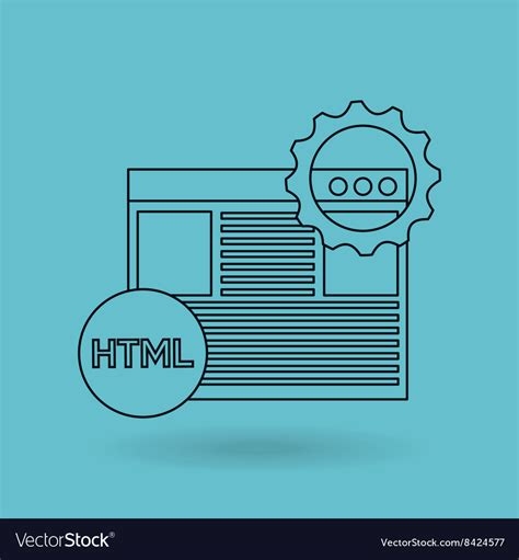 Software programming design Royalty Free Vector Image
