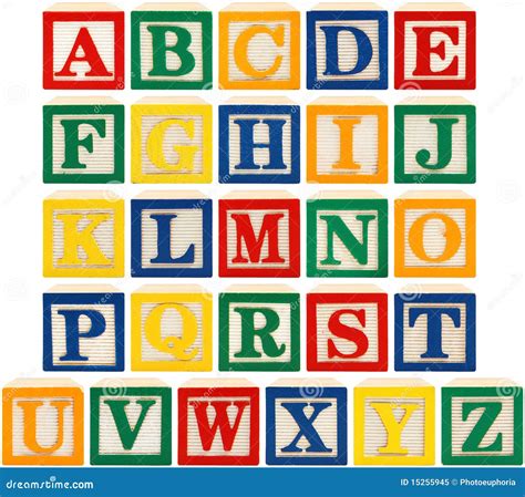 Alphabet Blocks stock image. Image of letters, elementary - 15255945