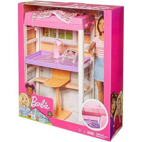 Buy Barbie Doll & Loft Bed/Desk Playset Online at Best Price in India ...