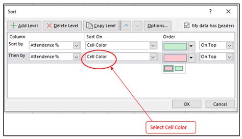 Image result for Auto Sort Data by Color