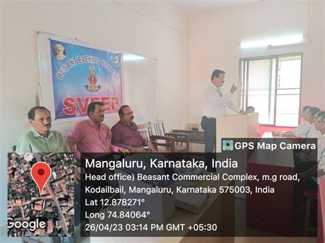 Demonstration of Electronic Voting Machine - Besant Evening College ...