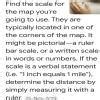 how do you measure distance on the map - Brainly.in