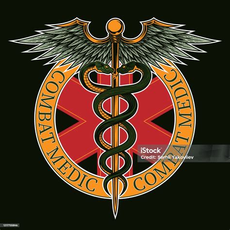 Combat Medic Badge Tattoo