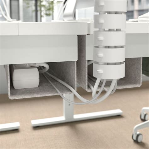 MITTZON desk, white, 160x60 cm (63x235/8") - IKEA