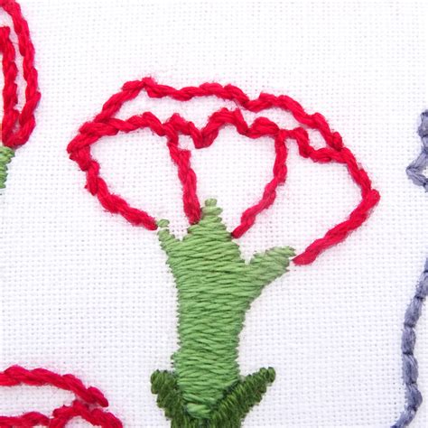Image result for 3D Embroidery Carnation Tutorial