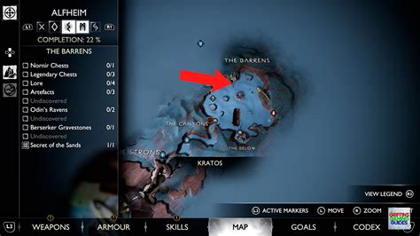 God Of War Ragnarök Odin's Raven Location Alfheim