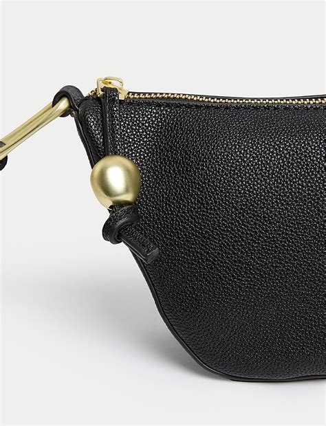 Buy Faux Leather Mini Cross Body Bag at Marks & Spencer