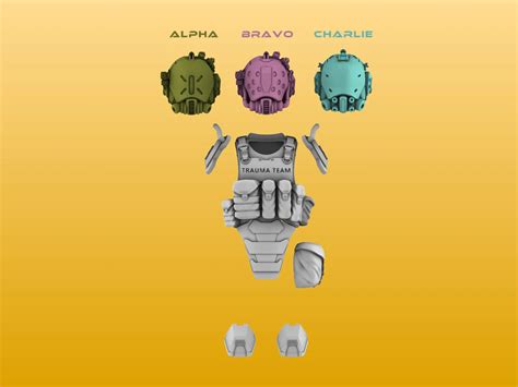 1/12 Scale Action Figure Armor