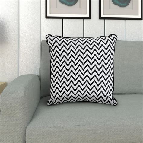 Buy Laurel Chevron Printed Filled Cushion - 45 x 45 cm from Home Centre ...