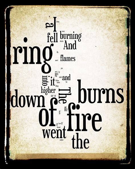 Pin by McCall Erickson on For the Home | Fire lyrics, Johnny cash ...