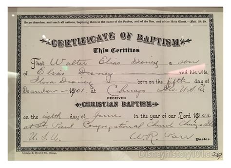 "WALT DISNEY'S BIRTHPLACE" — Disney History 101