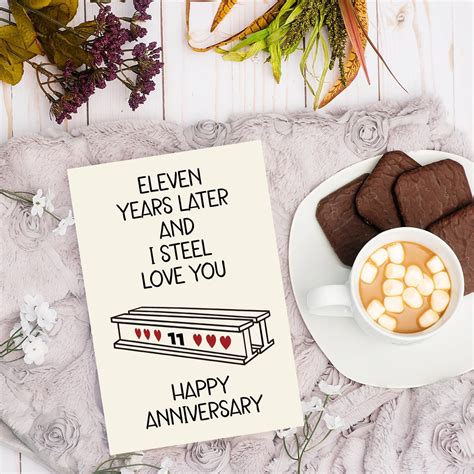 COLINHELIN Anniversary Card, Funny 11 Years Anniversary Card India | Ubuy