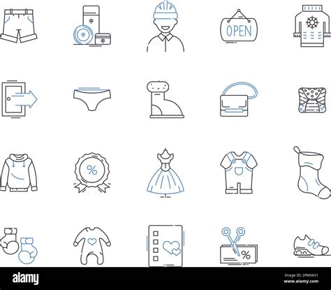 Shop and customer outline icons collection. Shop, Customer, Shopping, Buyer, Store, Purchaser ...