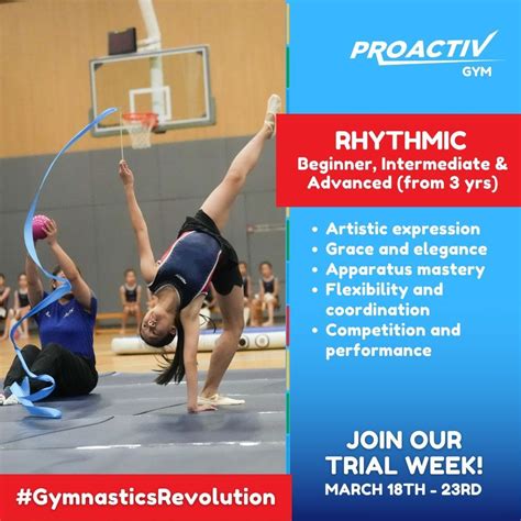 (Trial) Proactiv Gym programs - Rhythmic Intermediate - 6+ yrs, The ...