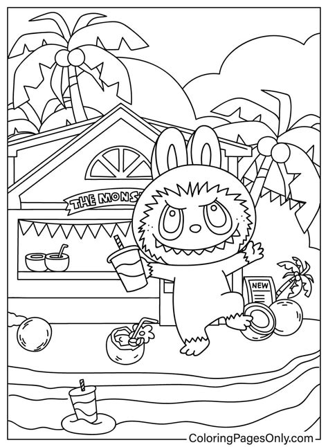 Best 13 40+ Labubu Coloring Pages – Free Printable PDF, JPG, PNG ...