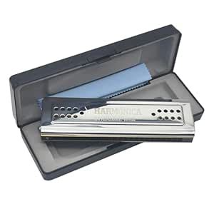 Professional Swan 24 Holes Key of C&G Double-side Tremolo Harmonica ...