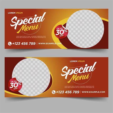 Restaurant Banner Design 的图像结果