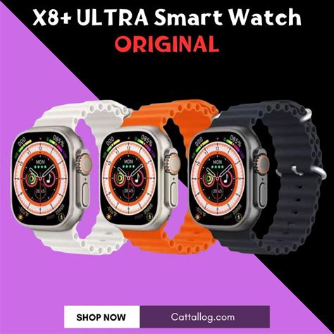 X8 Ultra Multi Function Smartwatch - Orange