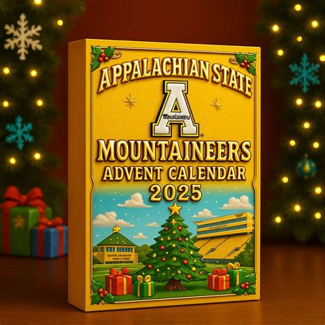 Appalachian State Mountaineers Advent Calendar Anniversary 2025