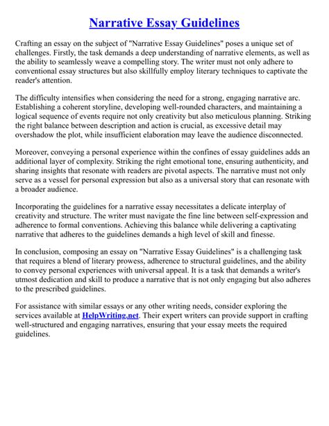 Image result for Narrative Essay Writing Guide