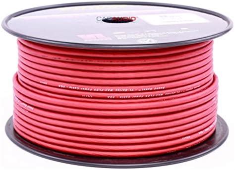 Soundquest SQVLP8R 8 Gauge CCA Speaker Wire, Vinyl Matte Red : Amazon ...