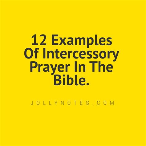 12 Examples Of Intercessory Prayer In The Bible. – Daily Bible Verse Blog