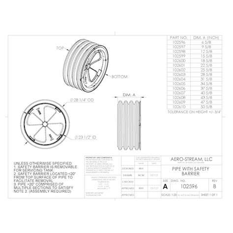 Aero-Stream Pipe, 24" X 22" Septic Tank Riser W/Safety Barrier in the ...
