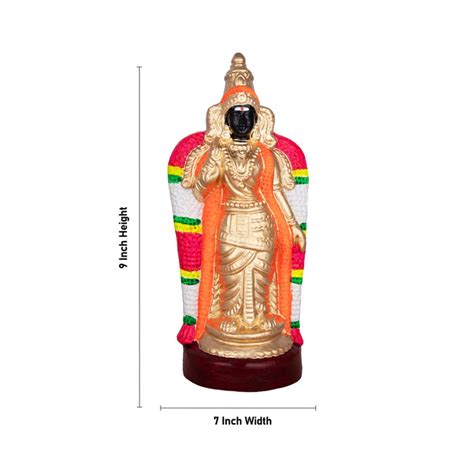Giri - Nellaiyappar Kantimati Pair | Clay Doll | Navaratri Golu Dolls