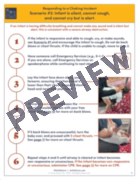 Infant Rescue - Choking - First Aid & CPR - Solid Starts