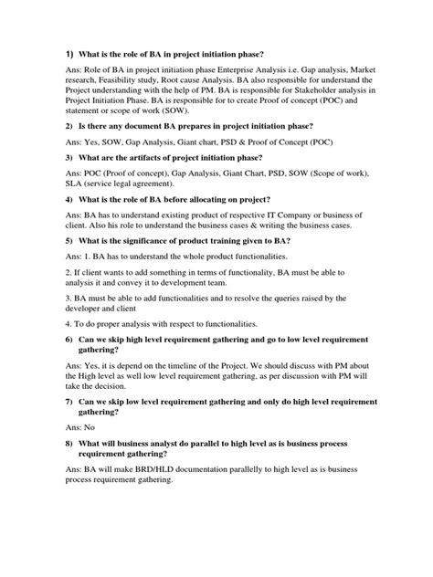 Image result for BA Interview Questions and Answers