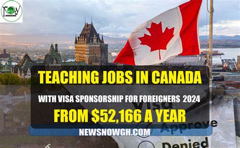 Teaching Jobs in Canada With Visa Sponsorship for Foreigners, 2024 ...