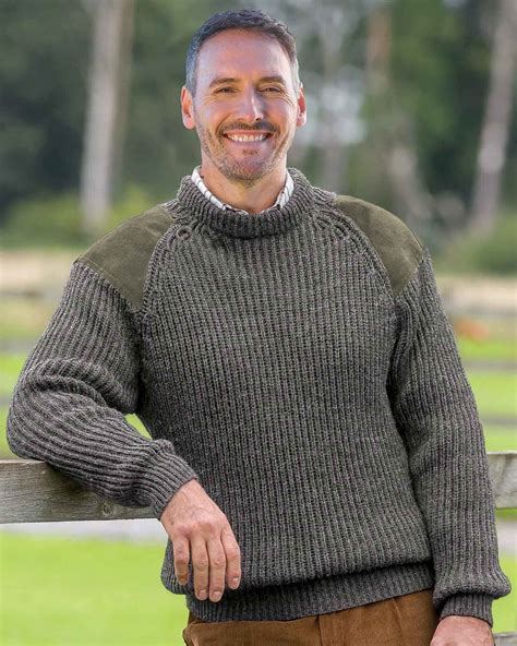 Fishermans Jumper Mens, Fisherman's Knit Sweater, Fisherman's Rib